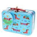 Rex London Sausage Dog Metal Case